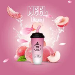 MEEL 奶茶杯 6000 口拋棄式 15ml 巨無霸澎湃油量 搭載智慧 Type-C 快充確保長效續航不斷電 3% 尼古丁鹽細緻順滑不鎖喉 台灣現貨