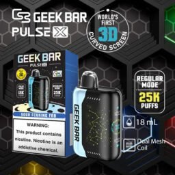 【超值特惠買5送1】GEEK BAR 星空系列 25000口拋棄式機皇 首創「3D 曲面全螢幕」視覺炸裂 18ml 巨量裝 5%尼古丁鹽強勁擊喉 台灣現貨