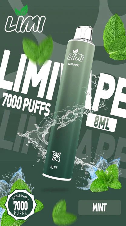 LIMI 7000抛棄式 3.5% 強勁尼古丁鹽 交織極致冰感水果層次 瞬時爆發震撼擊喉體感 搭載 650mAh 能量核心長效續航 台灣現貨:圖片 14