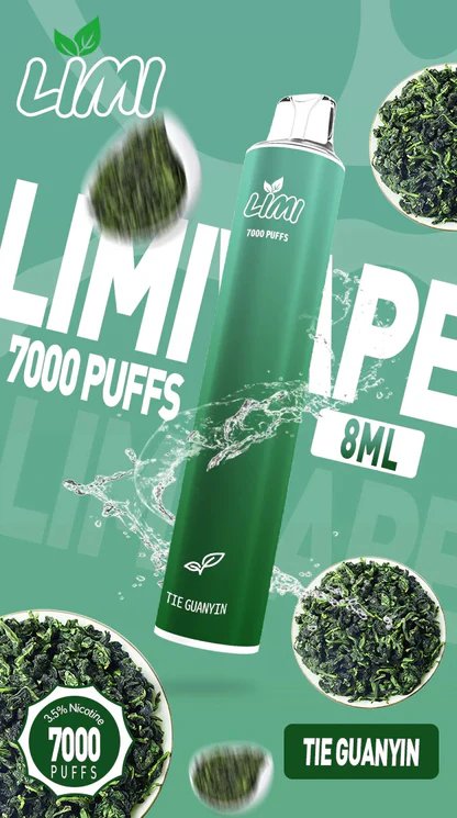 LIMI 7000抛棄式 3.5% 強勁尼古丁鹽 交織極致冰感水果層次 瞬時爆發震撼擊喉體感 搭載 650mAh 能量核心長效續航 台灣現貨:圖片 8