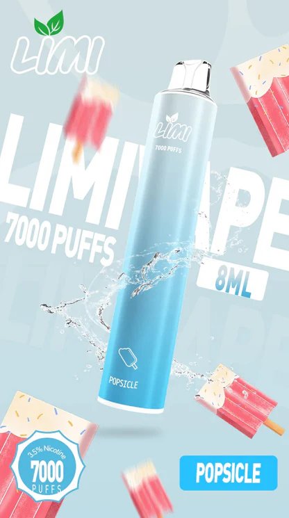 LIMI 7000抛棄式 3.5% 強勁尼古丁鹽 交織極致冰感水果層次 瞬時爆發震撼擊喉體感 搭載 650mAh 能量核心長效續航 台灣現貨:圖片 10