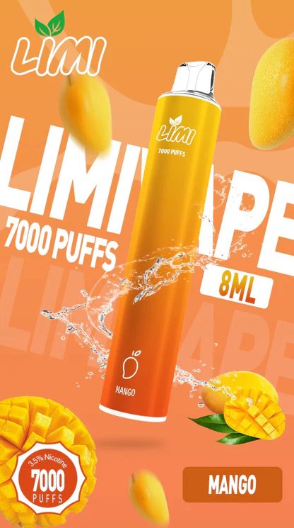 LIMI 7000抛棄式 3.5% 強勁尼古丁鹽 交織極致冰感水果層次 瞬時爆發震撼擊喉體感 搭載 650mAh 能量核心長效續航 台灣現貨:圖片 12