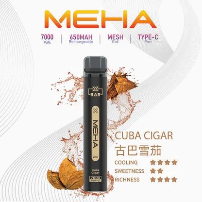 MEHA XBAR 魅嗨小黑條 7000 領航級極強冰感體驗 重塑沁涼入喉的純淨爽快感 3% 黃金比例擊喉力 搭配650mAh穩健電力 台灣現貨:圖片 3